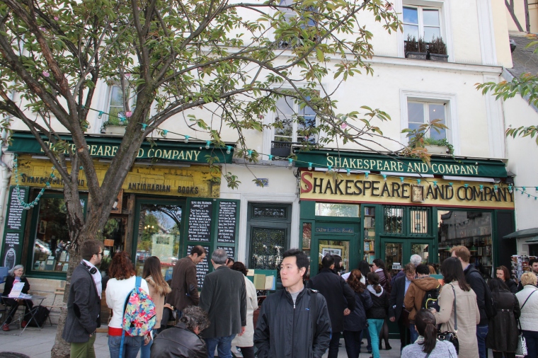 Shakespeare and Company Bookstore.